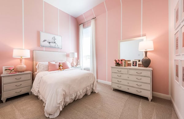 Soft Pink Hue for Kid's Bedroom